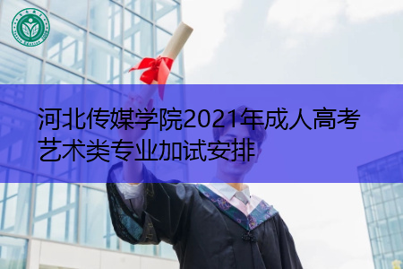 河北传媒学院2021年成人高考艺术类专业加试安排