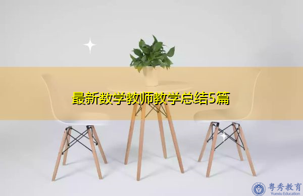 最新数学教师教学总结5篇