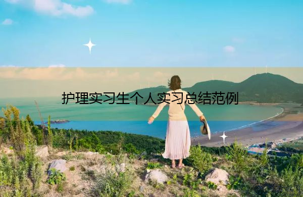 护理实习生个人实习总结范例