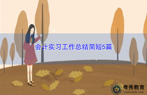 会计实习工作总结简短5篇 会计实习工作总结简短5篇