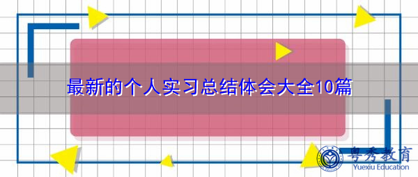 最新的个人实习总结体会大全10篇 最新的个人实习总结体会大全10篇