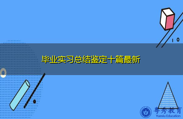 毕业实习总结鉴定十篇最新