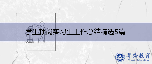 学生顶岗实习生工作总结精选5篇 学生顶岗实习生工作总结精选5篇