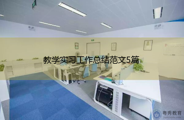 教学实习工作总结范文5篇 教学实习工作总结范文5篇