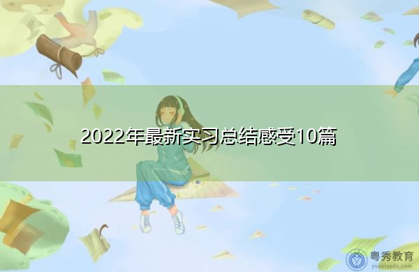 2022年最新实习总结感受10篇 2022年最新实习总结感受10篇