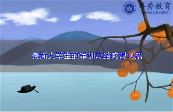 最新大学生的军训总结感想10篇 最新大学生的军训总结感想10篇