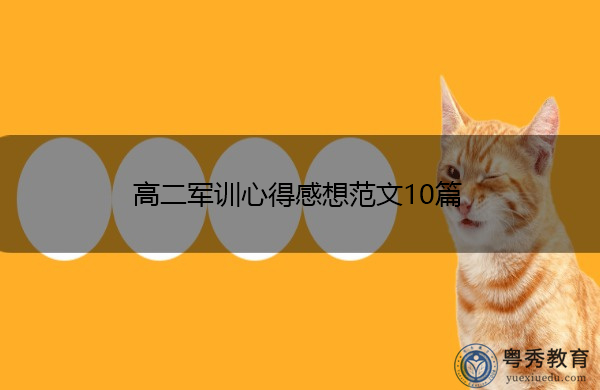 高二军训心得感想范文10篇 高二军训心得感想范文10篇