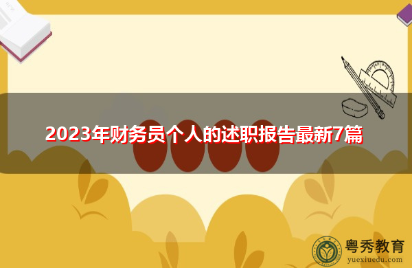 2023年财务员个人的述职报告最新7篇