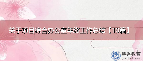 关于项目综合办公室年终工作总结【10篇】 关于项目综合办公室年终工作总结【10篇】