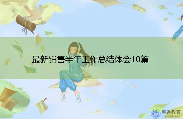 最新销售半年工作总结体会10篇
