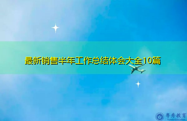 最新销售半年工作总结体会大全10篇
