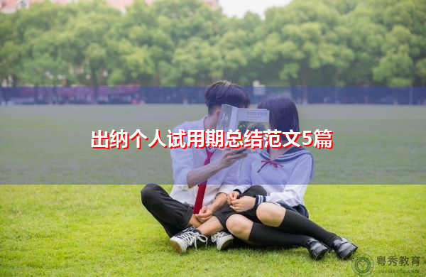 出纳个人试用期总结范文5篇 出纳个人试用期总结范文5篇