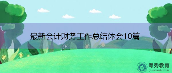 最新会计财务工作总结体会10篇 最新会计财务工作总结体会10篇