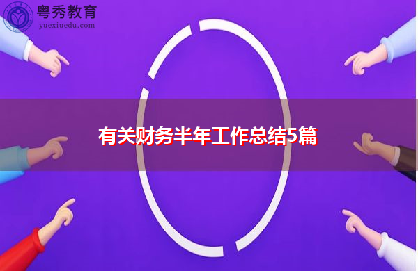有关财务半年工作总结5篇