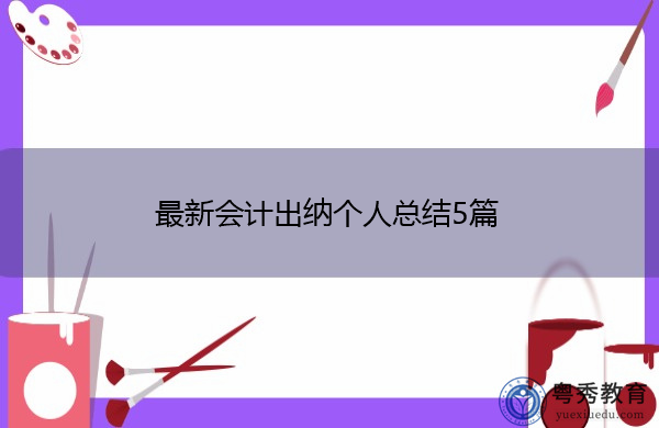 最新会计出纳个人总结5篇
