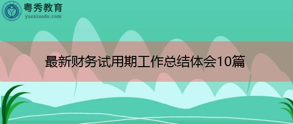 最新财务试用期工作总结体会10篇