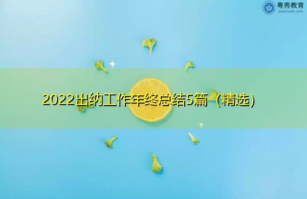 2022出纳工作年终总结5篇(精选) 2022出纳工作年终总结5篇(精选)