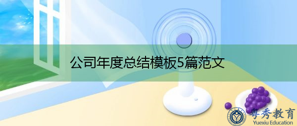 公司年度总结模板5篇范文