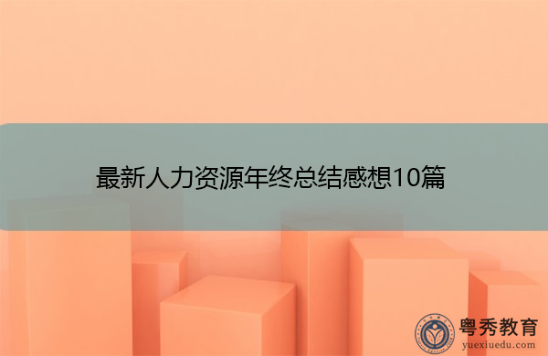 最新人力资源年终总结感想10篇 最新人力资源年终总结感想10篇