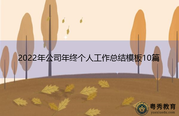 2022年公司年终个人工作总结模板10篇 2022年公司年终个人工作总结模板10篇