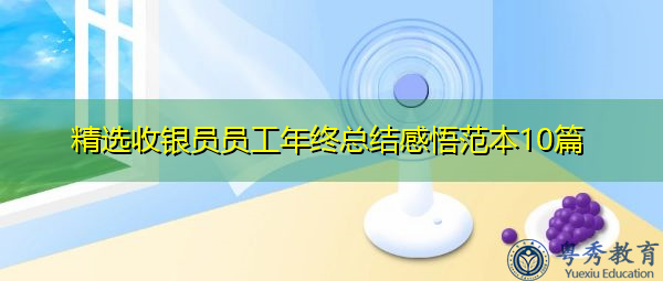 精选收银员员工年终总结感悟范本10篇
