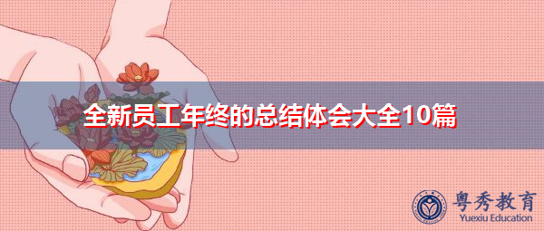 全新员工年终的总结体会大全10篇 全新员工年终的总结体会大全10篇