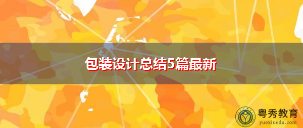 包装设计总结5篇最新 包装设计总结5篇最新