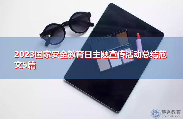 2023国家安全教育日主题宣传活动总结范文5篇