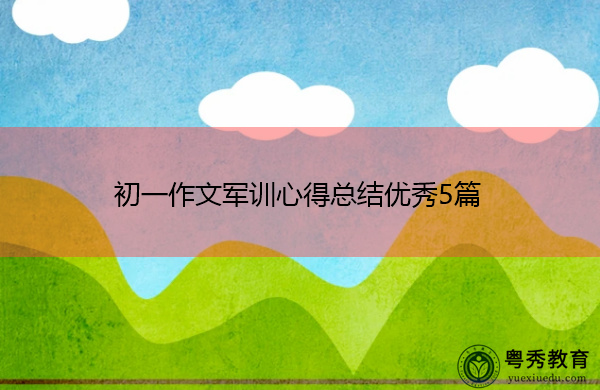 初一作文军训心得总结优秀5篇