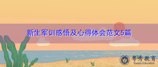 新生军训感悟及心得体会范文5篇 新生军训感悟及心得体会范文5篇