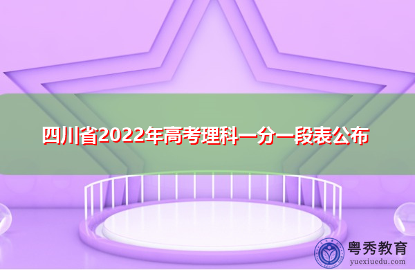 四川省2022年高考理科一分一段表公布 四川省2022年高考理科一分一段表公布