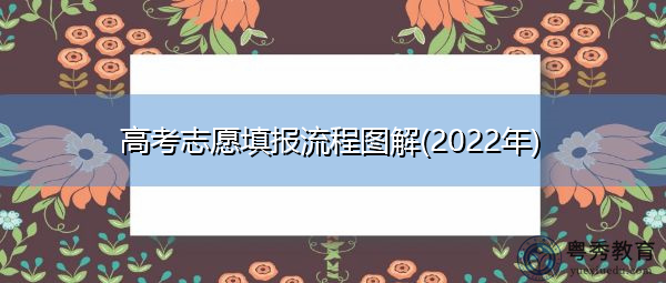 高考志愿填报流程图解(2022年)