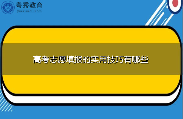 高考志愿填报的实用技巧有哪些