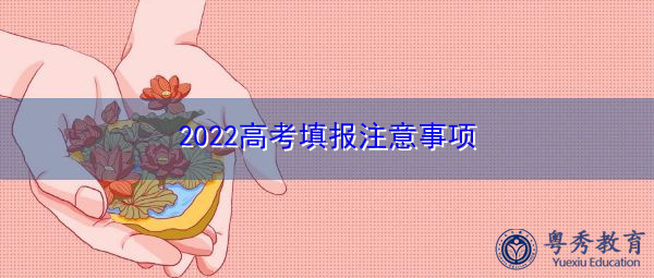 2022高考填报注意事项