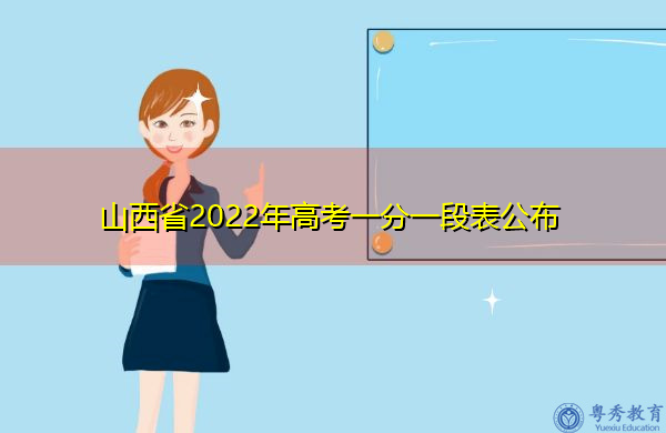 山西省2022年高考一分一段表公布 山西省2022年高考一分一段表公布