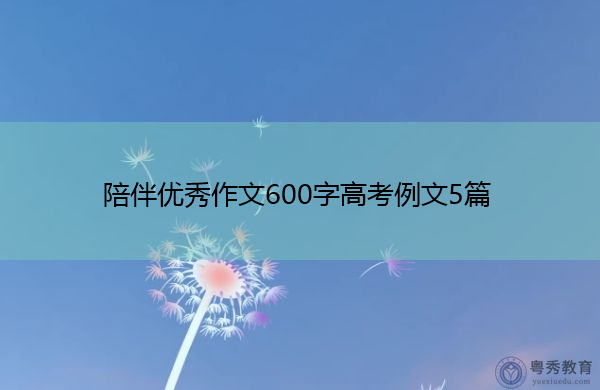 陪伴优秀作文600字高考例文5篇