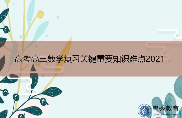 高考高三数学复习关键重要知识难点2021 高考高三数学复习关键重要知识难点2021