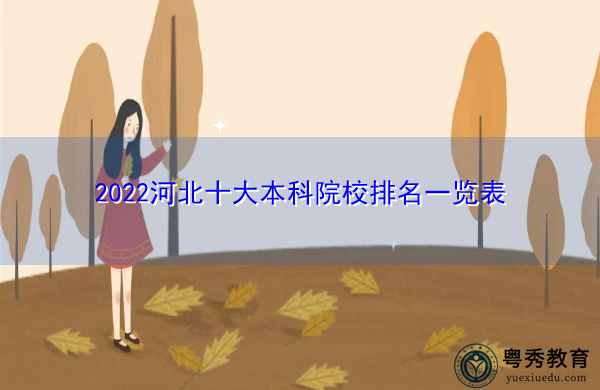 2022河北十大本科院校排名一览表
