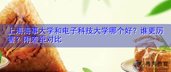 上海海事大学和电子科技大学哪个好？谁更厉害？附差距对比
