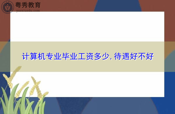 计算机专业毕业工资多少,待遇好不好 计算机专业毕业工资多少,待遇好不好
