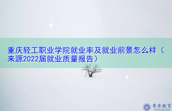 重庆轻工职业学院就业率及就业前景怎么样(来源2022届就业质量报告) 重庆轻工职业学院就业率及就业前景怎么样(来源2022届就业质量报告)