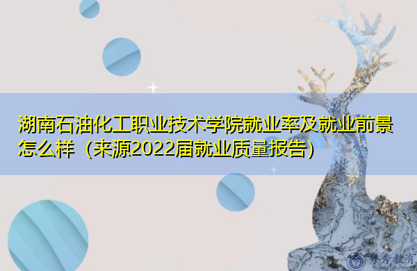 湖南石油化工职业技术学院就业率及就业前景怎么样（来源2022届就业质量报告）