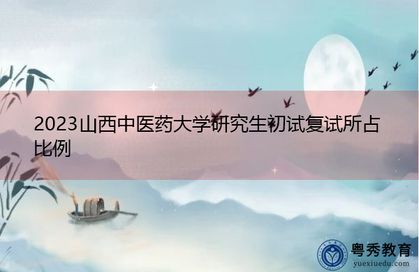 2023山西中医药大学研究生初试复试所占比例