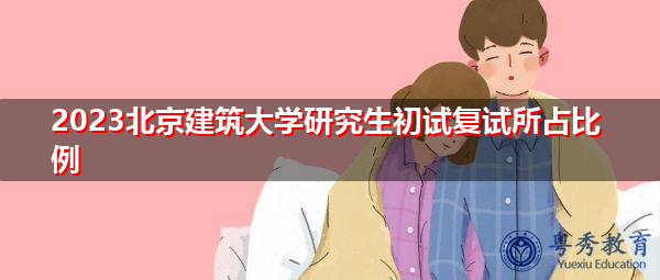2023北京建筑大学研究生初试复试所占比例