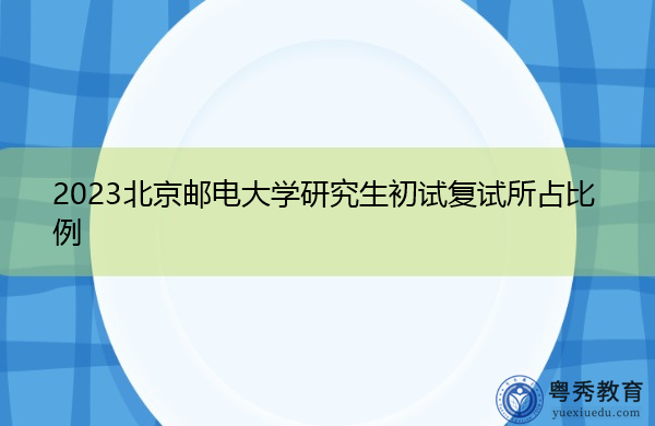 2023北京邮电大学研究生初试复试所占比例