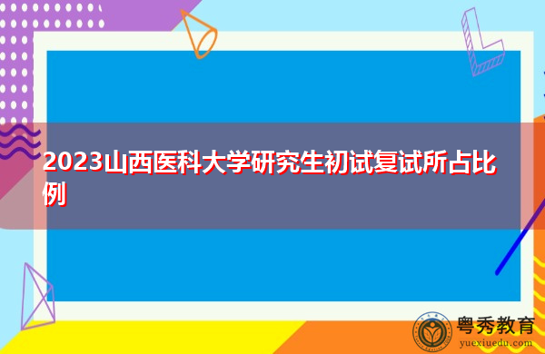 2023山西医科大学研究生初试复试所占比例