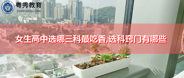 女生高中选哪三科最吃香,选科窍门有哪些