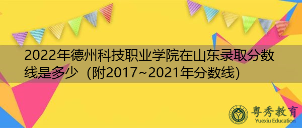 2022年德州科技职业学院在山东录取分数线是多少(附2017~2021年分数线