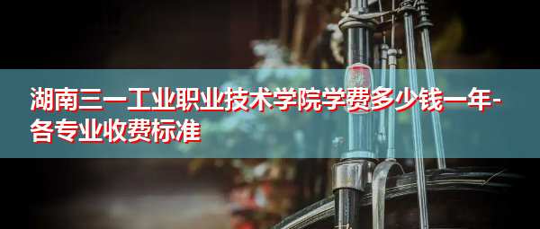 湖南三一工业职业技术学院学费多少钱一年-各专业收费标准 湖南三一工业职业技术学院学费多少钱一年-各专业收费标准