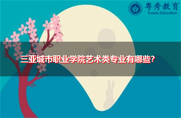 三亚城市职业学院艺术类专业有哪些？